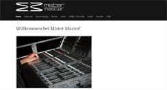 Desktop Screenshot of mistermaster.at